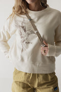Hummingbird Crew Crop Sweatshirt