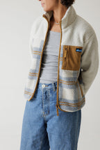 Willow Creek Zip-up Fleece with Plaid