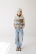 Ozette Horizon Plaid Zip-up Fleece Vest