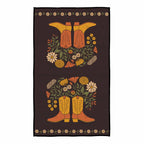 Kitchen Tea Towel Quick Dry | Western Bloom Boots & Flowers