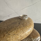 Hammered Sterling Silver Stacking Rings