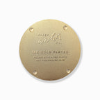 Vibrant Flora Gold Drink Coasters