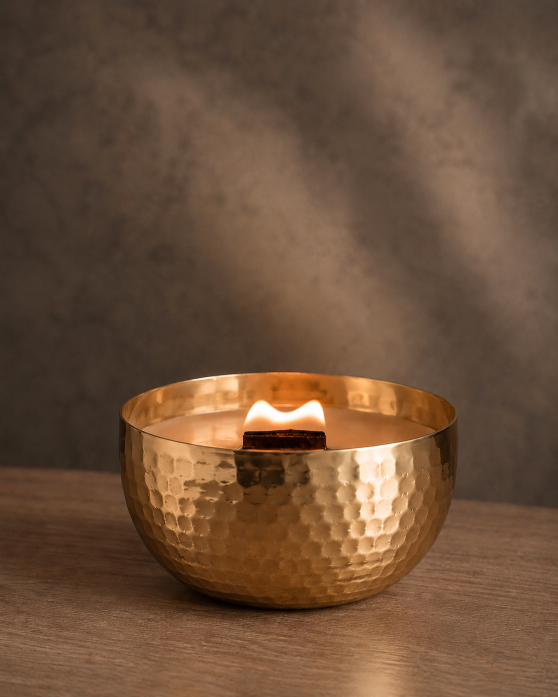 Juniper & Balsam Fir-Solid Brass 14oz Pure Soy Candle