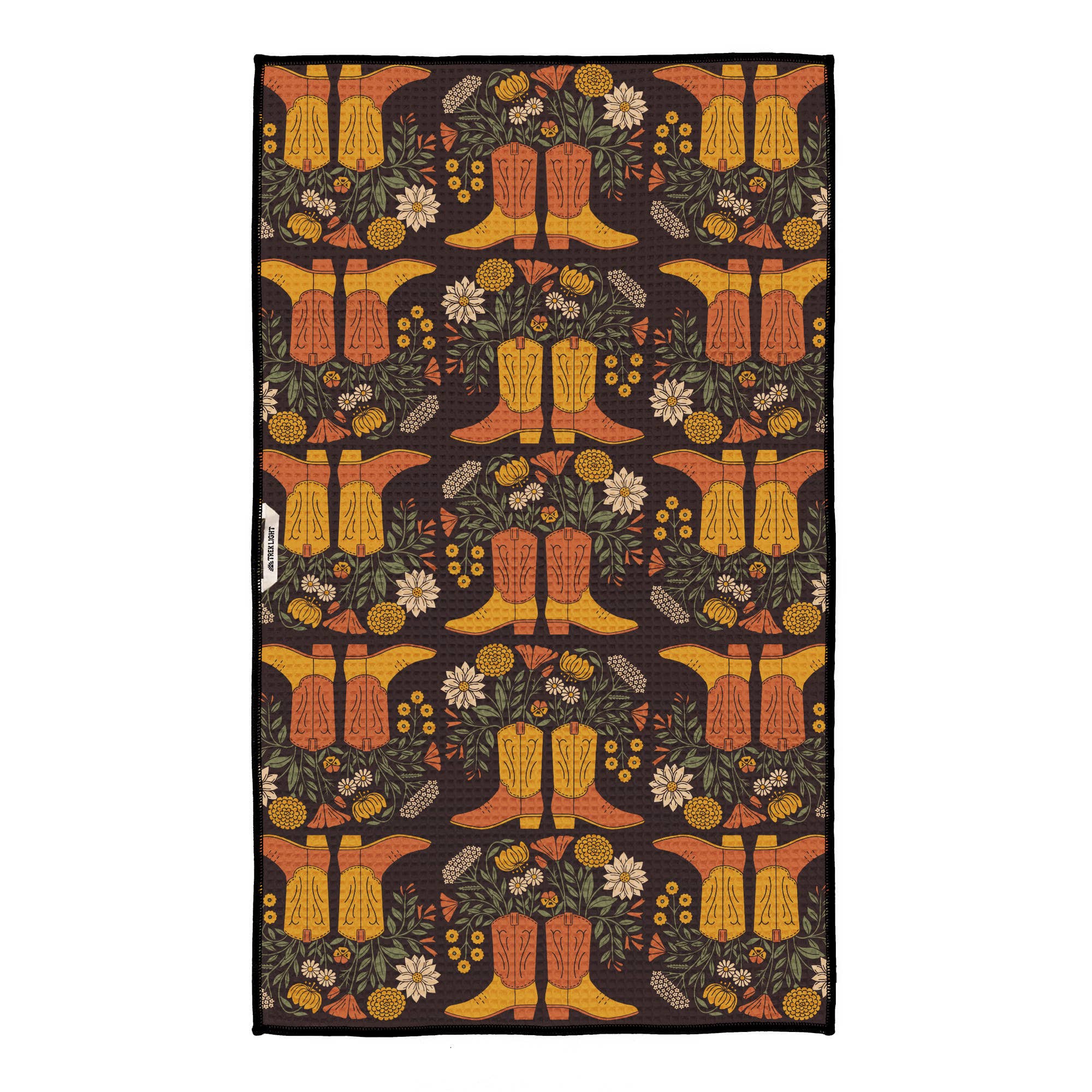 Kitchen Tea Towel Quick Dry | Western Bloom Boots & Flowers